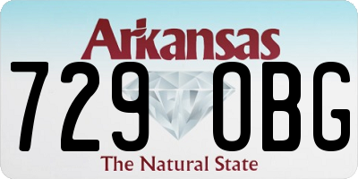 AR license plate 729OBG
