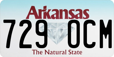 AR license plate 729OCM