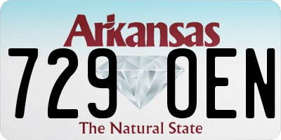 AR license plate 729OEN