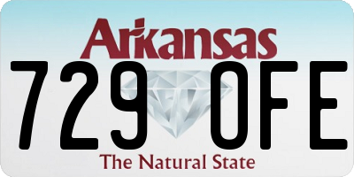 AR license plate 729OFE