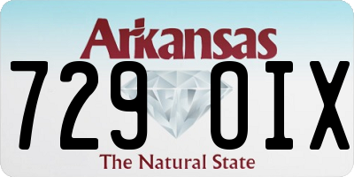 AR license plate 729OIX