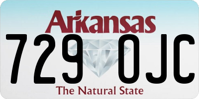 AR license plate 729OJC