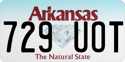 AR license plate 729UOT