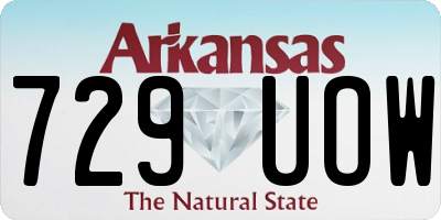 AR license plate 729UOW