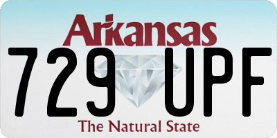 AR license plate 729UPF