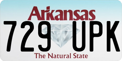 AR license plate 729UPK