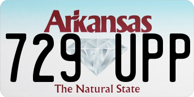 AR license plate 729UPP