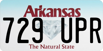 AR license plate 729UPR