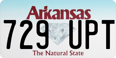 AR license plate 729UPT