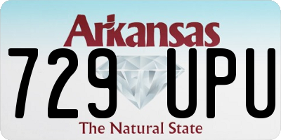 AR license plate 729UPU