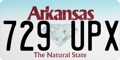 AR license plate 729UPX