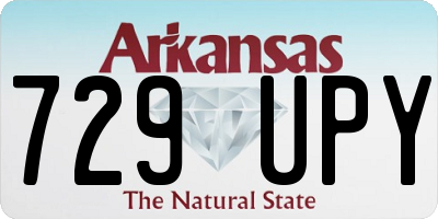 AR license plate 729UPY