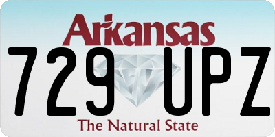 AR license plate 729UPZ
