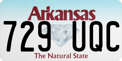 AR license plate 729UQC