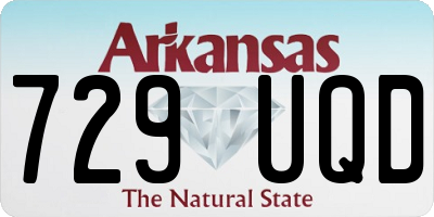 AR license plate 729UQD