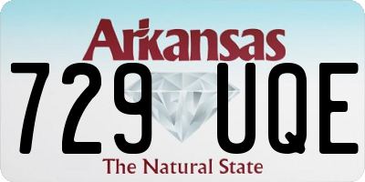 AR license plate 729UQE