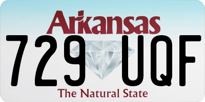 AR license plate 729UQF