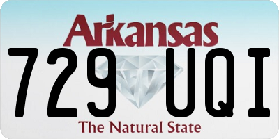 AR license plate 729UQI