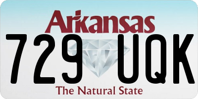 AR license plate 729UQK