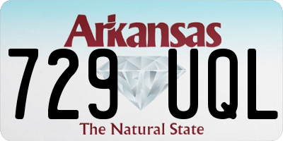 AR license plate 729UQL