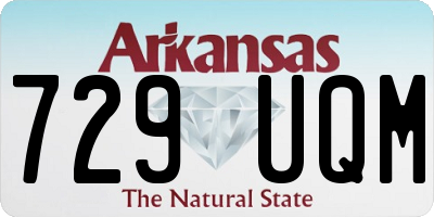 AR license plate 729UQM