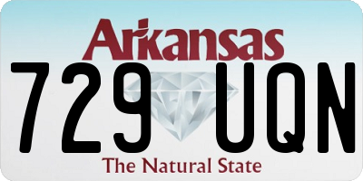 AR license plate 729UQN