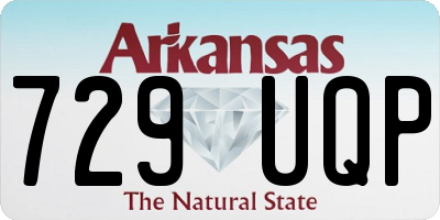 AR license plate 729UQP