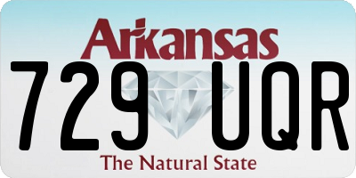 AR license plate 729UQR