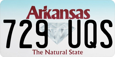 AR license plate 729UQS