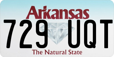 AR license plate 729UQT