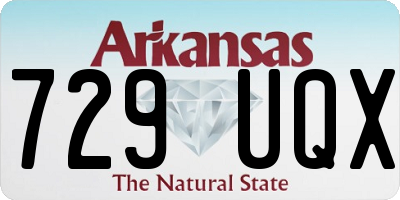 AR license plate 729UQX