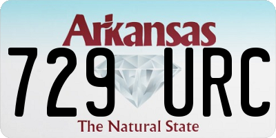 AR license plate 729URC