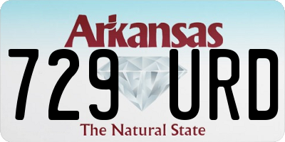 AR license plate 729URD