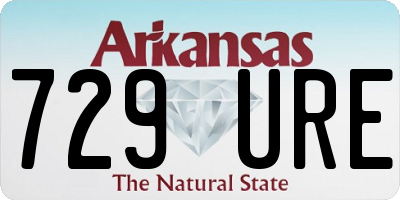 AR license plate 729URE