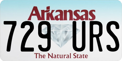 AR license plate 729URS