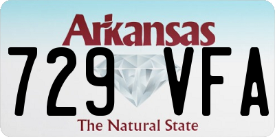 AR license plate 729VFA