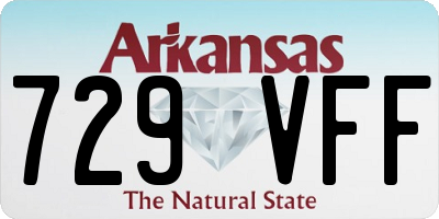 AR license plate 729VFF