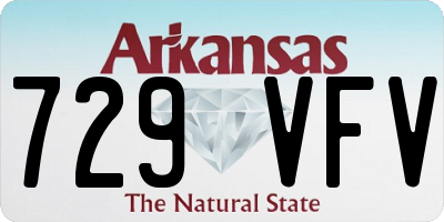 AR license plate 729VFV
