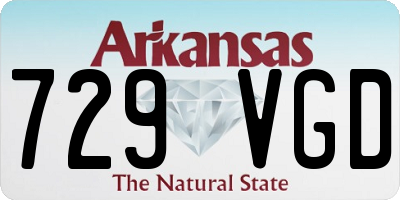 AR license plate 729VGD