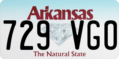 AR license plate 729VGO