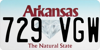 AR license plate 729VGW