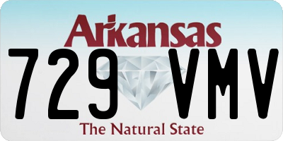 AR license plate 729VMV