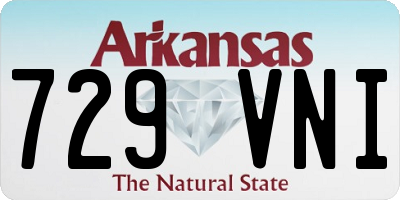 AR license plate 729VNI