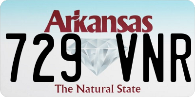 AR license plate 729VNR