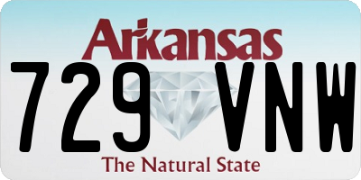AR license plate 729VNW