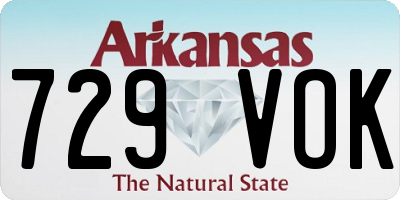 AR license plate 729VOK