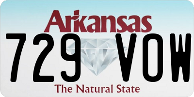 AR license plate 729VOW