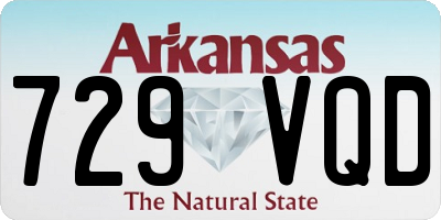 AR license plate 729VQD