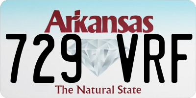 AR license plate 729VRF