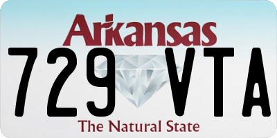 AR license plate 729VTA